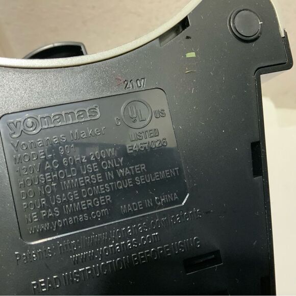 Yonanas Frozen Dessert Machine Maker Electric Healthy Treat Fruit B6 - Picture 5 of 5